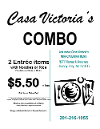 Casa Victoria's Combo Special, Authentic Filipino Turo-Turo & Bakery and Mini Catering Menu in Jersey City, NJ